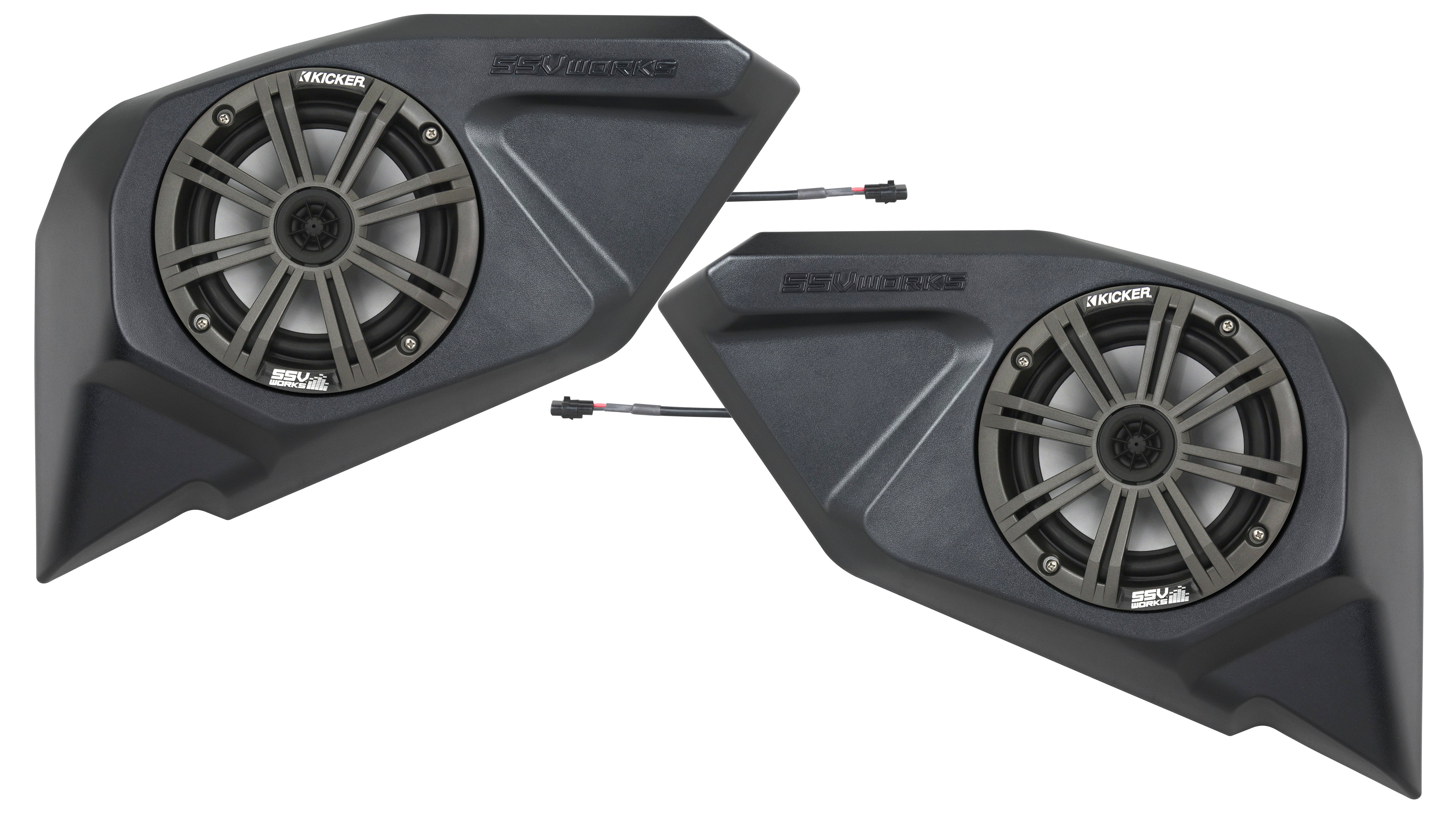 6.5 Inch Kicker Rear Door Car Speakers - High Performance Audio for Enhanced Sound Quality | Perfect for Upgrading Your Vehicle's Stereo System