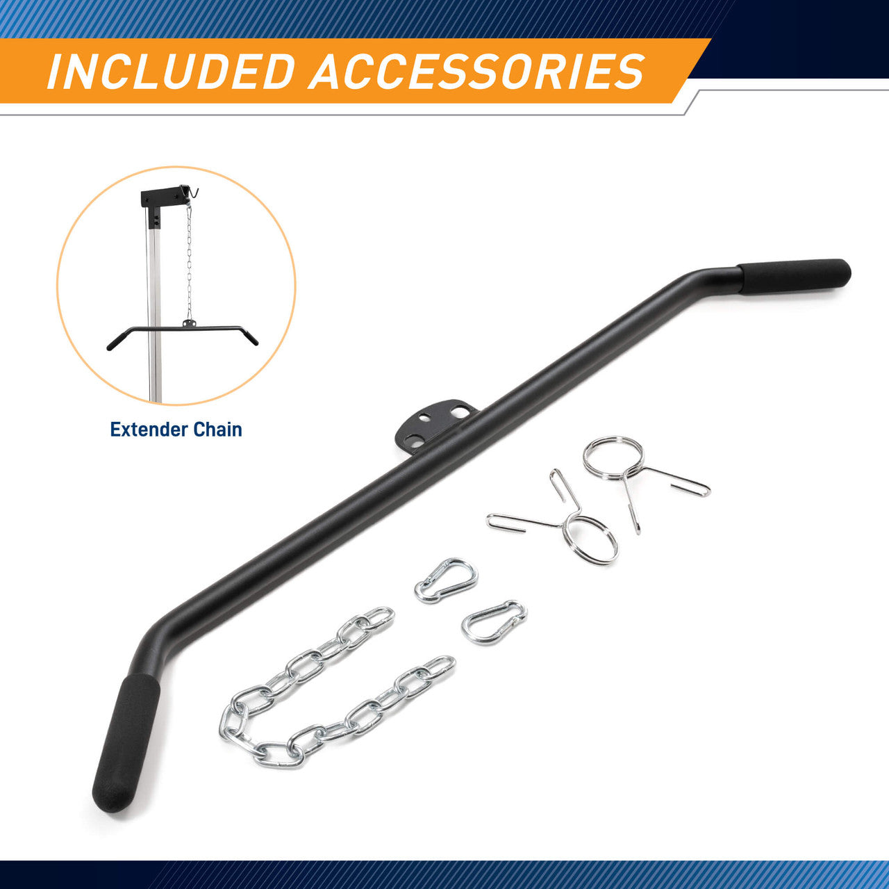 Lat Tower Accessory for MWB 5511 & MWB 7096 | ACC 8048LT | Perfect for Home Gym & Commercial Fitness Equipment