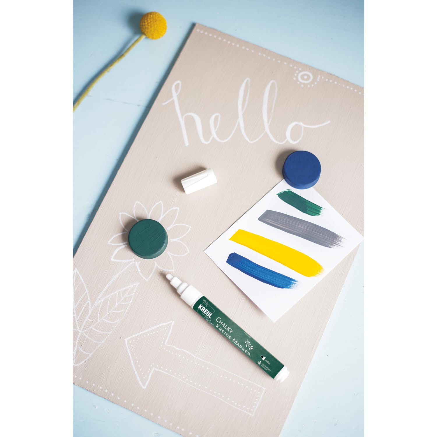 Chalky Chalk Markers - 12 Pack Non-Toxic Liquid Chalk Pens for Blackboards, Glass & Windows - Perfect for Restaurants, Cafes, Classrooms & DIY Home Decor