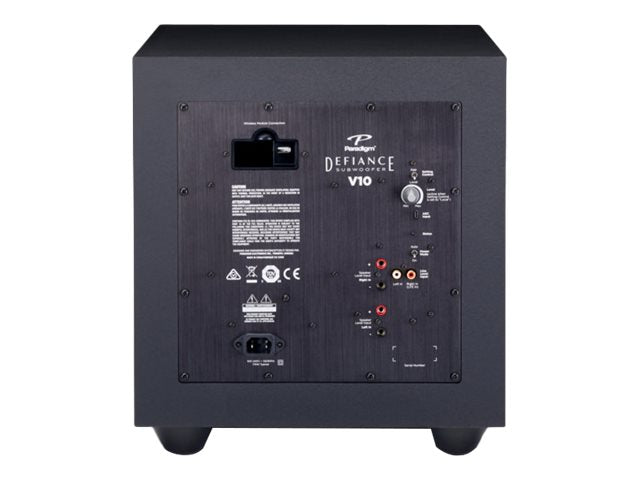 Paradigm Defiance V10 - High-Performance Subwoofer for Home Theater & Car Audio | Deep Bass, Powerful Sound | Perfect for Movies, Music & Gaming