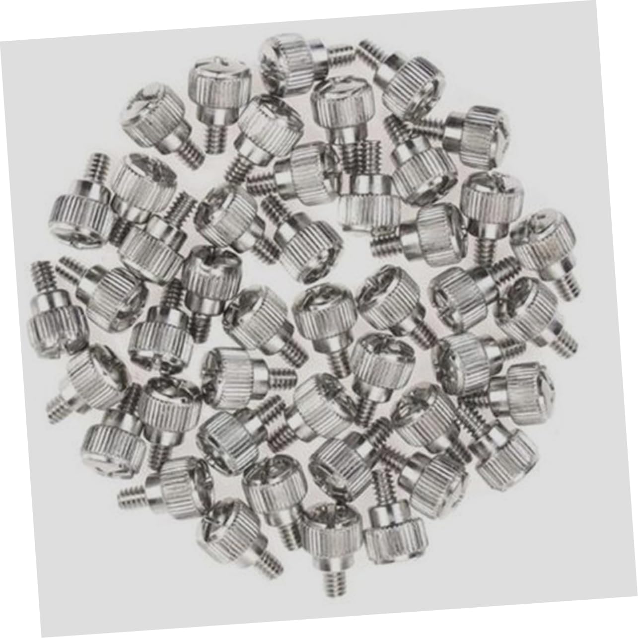 Jojofuny 100pcs Black Oxidation-Resistant Computer Case Thumb Screws - Knurled Chassis Screws with Uniform Strength for PC Builds & Hardware Upgrades (Perfect for Gaming Rigs, Workstations & DIY Computer Assembly)
