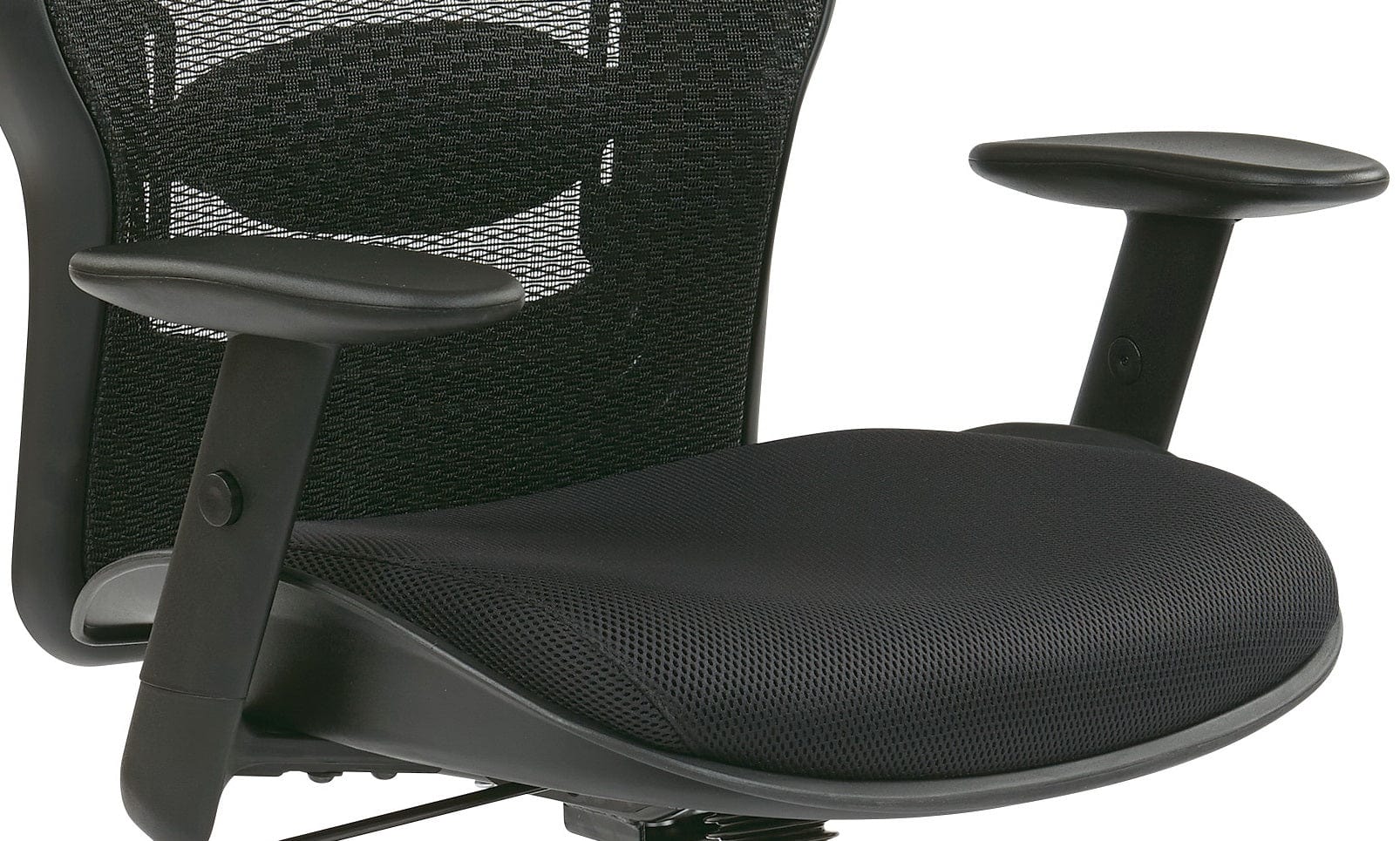 Ergonomic Mesh Office Chair with Lumbar Support - Adjustable Height Swivel Task Chair for Home & Office Workspace - Perfect for Long Hours Sitting & Computer Work