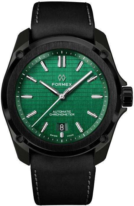Formex Essence Leggera FortyOne Automatic Watch - 41mm Mamba Green Dial Swiss Made Luxury Timepiece for Men | Perfect for Business, Casual & Outdoor Adventures