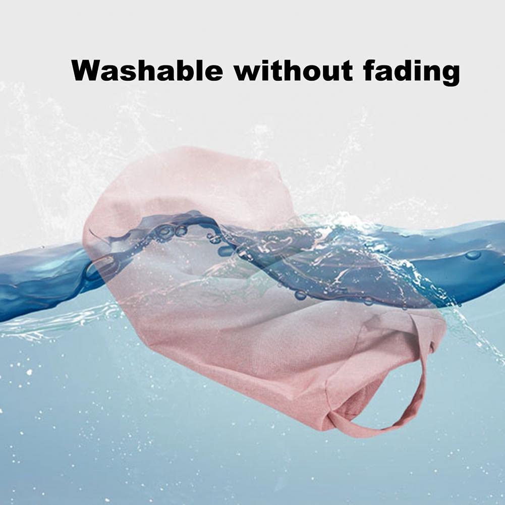 Washable Polyester Rectangular Yoga Bolster Pillow - Portable Support for Yoga, Meditation & Sleep - Pink Fitness Accessory for Home, Studio & Travel Use