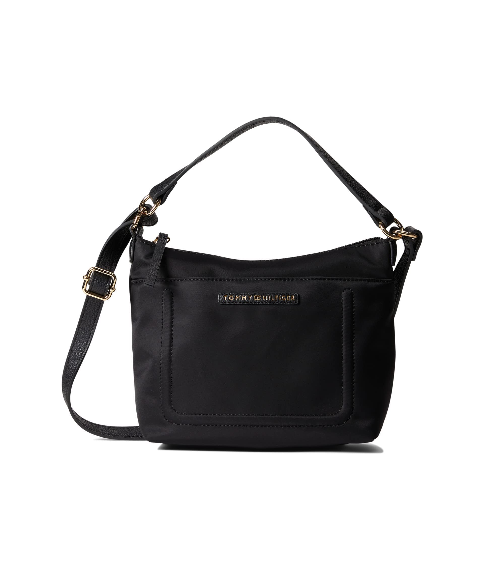 Tommy Hilfiger Linda II Convertible Crossbody Bag for Women - Stylish Leather Shoulder Purse & Fashionable Handbag for Everyday Use, Work, Travel & Date Night