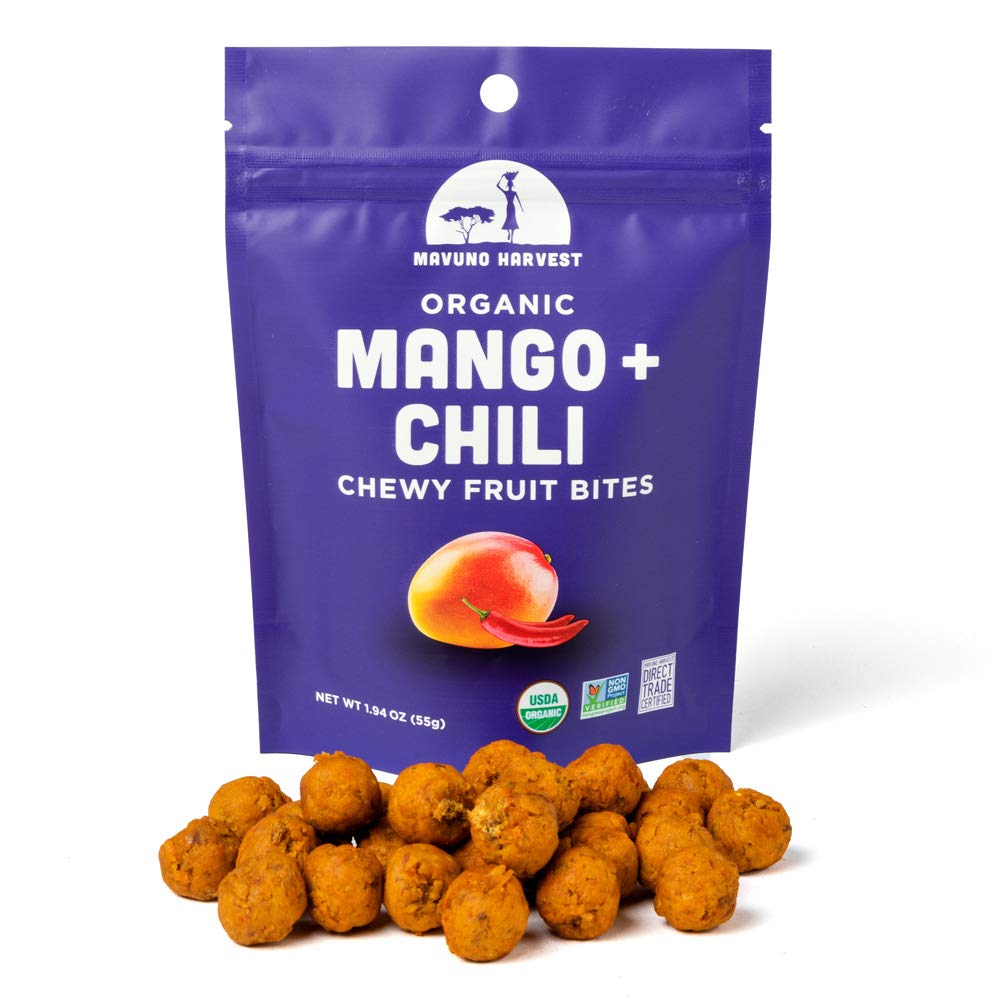 Organic Mavuno Harvest Chewy Fruit Snacks - Healthy Fiber-Rich Snack for Kids & Adults - Non-GMO, No Preservatives, Ethically Sourced - Variety Pack (3 x 1.94oz) - Perfect for Lunchboxes, Office Snacks & On-the-Go Energy Boost