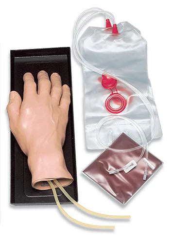 IV Practice Hand for Medical Training - Realistic Vein Anatomy Model for Nursing & Phlebotomy Students - Perfect for IV Insertion, Blood Draw & Injection Practice