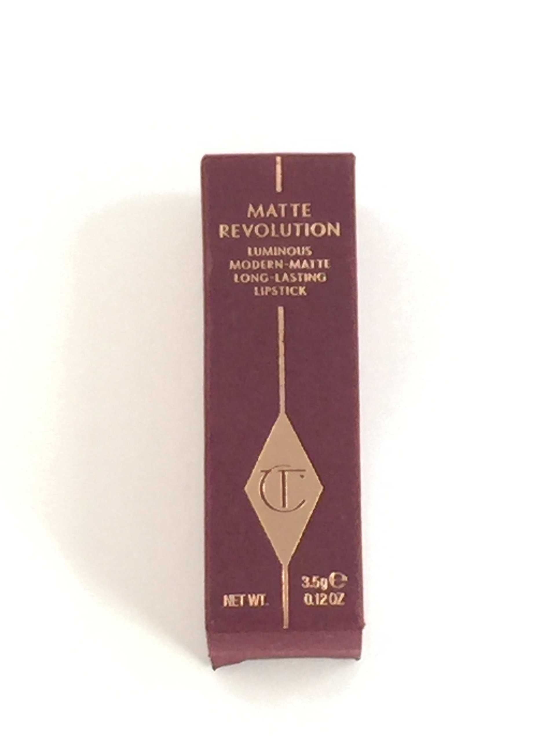 Charlotte Tilbury Matte Revolution Luminous Lipstick - Red Carpet Red Full Size | Long-Lasting Matte Lipstick with Hydrating Formula | Perfect for Parties, Date Nights & Special Occasions