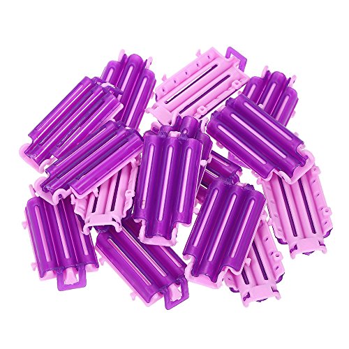 36Pcs Cold Wave Rods & Corn Curler Maker - Professional Hair Styling DIY Tool for Salon, Home & Travel - Create Perfect Spiral Curls & Waves