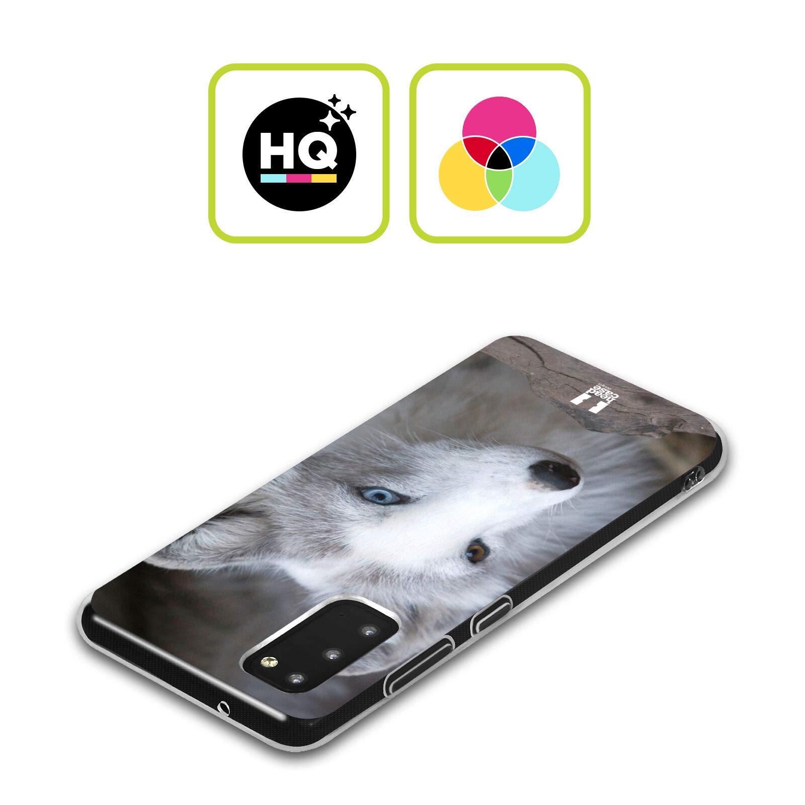 Head Case Designs Coloured Eye Arctic Fox Famous Animals Soft Gel Case for Samsung Galaxy A13 5G (2021) - Durable Protective Cover for Daily Use, Work & Outdoor Activities