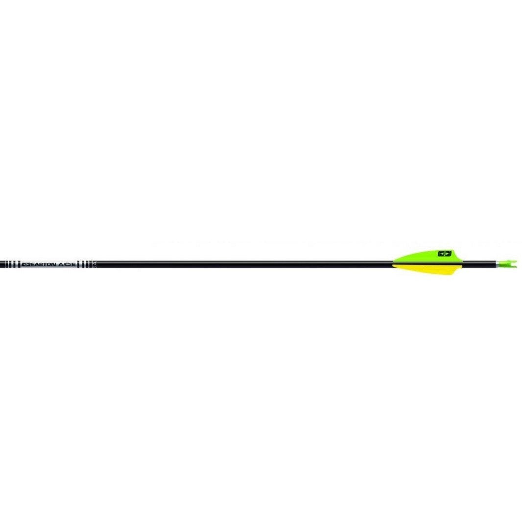 Easton ACE Arrows - 12 Pack Custom Pin Nocks with Spin Vanes for Precision Archery | Perfect for Target Shooting & Hunting Practice