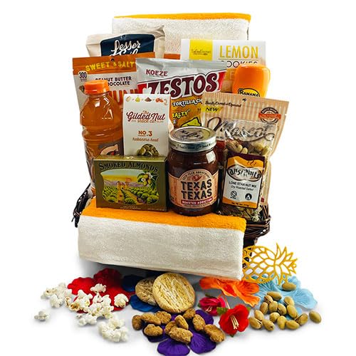 Just Add Sun Summer Gift Basket - Perfect for Beach Parties, Picnics & Outdoor Gatherings - Thoughtful Present for Friends & Family