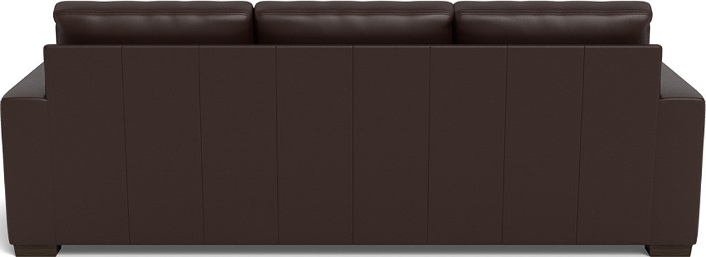 Mas Mesa 101 Deep Leather Estate Sofa - Premium Genuine Leather Living Room Couch for Home Theater, Lounge & Luxury Living Spaces