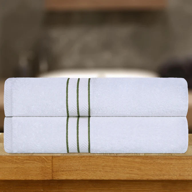 Premium Turkish Cotton Ultra Plush 2-Piece Bath Towel Set - Super Absorbent & Soft Luxury Bath Sheets for Spa, Hotel & Home Use