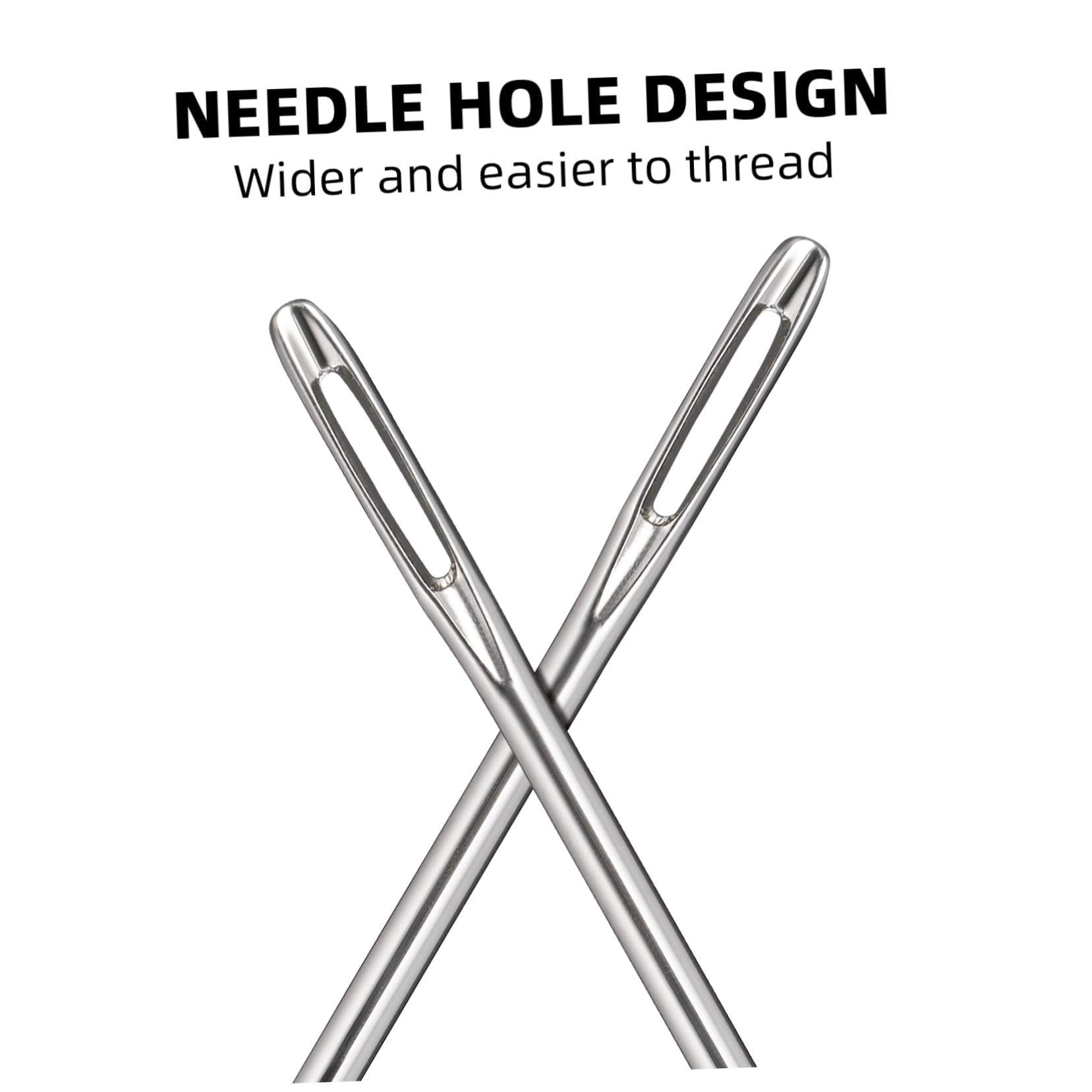 20pcs Leather Needles & Yarn Needles for Sewing, Stitching & Leathercraft - Perfect for DIY Projects, Upholstery, and Handmade Leather Goods