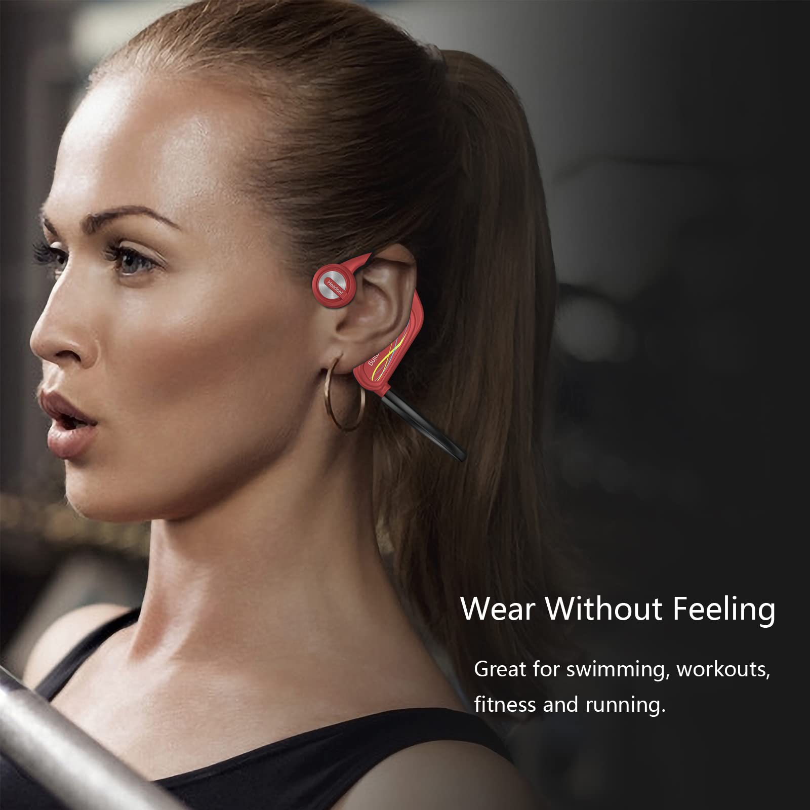 Wireless Bone Conduction Headphones with 16GB MP3 Player, IPX8 Waterproof Bluetooth Sport Headset - HD Stereo Sound, Open Ear Design for Swimming, Running, Cycling & Gym Workouts (Blue) - Perfect for Outdoor Activities & Water Sports