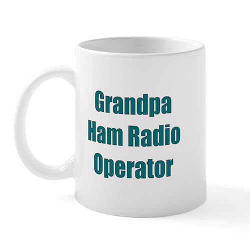 White - Grandpa Ham Radio Operator Mug