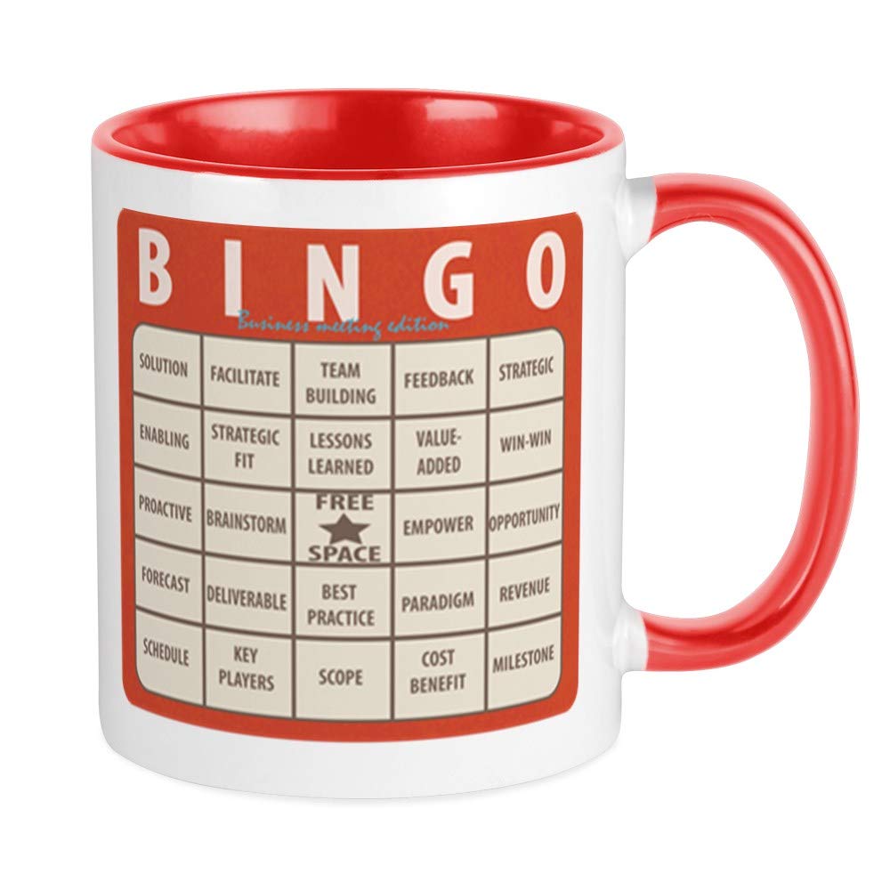 Bingo Themed Ceramic Coffee Mug - 11 oz Tea Cup for Coffee & Tea Lovers | Perfect for Game Nights, Gifts & Office Use | CafePress