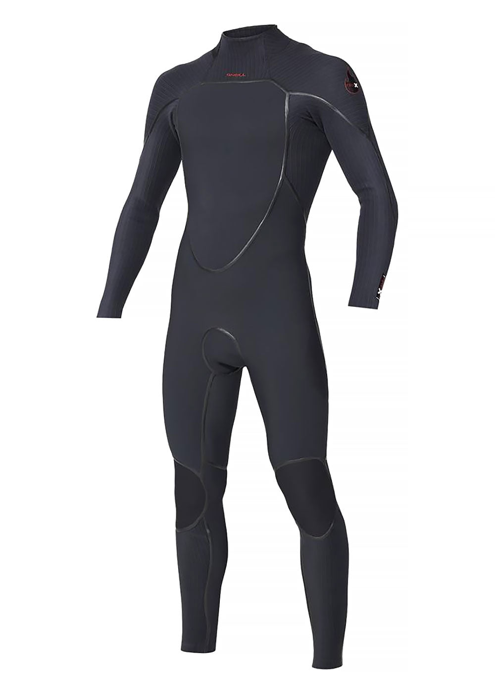 O'Neill Men's Hyper Fire X 3/2mm Back Zip Steamer Wetsuit for Surfing, Diving & Water Sports - Full Body Neoprene Suit for Cold Water Protection