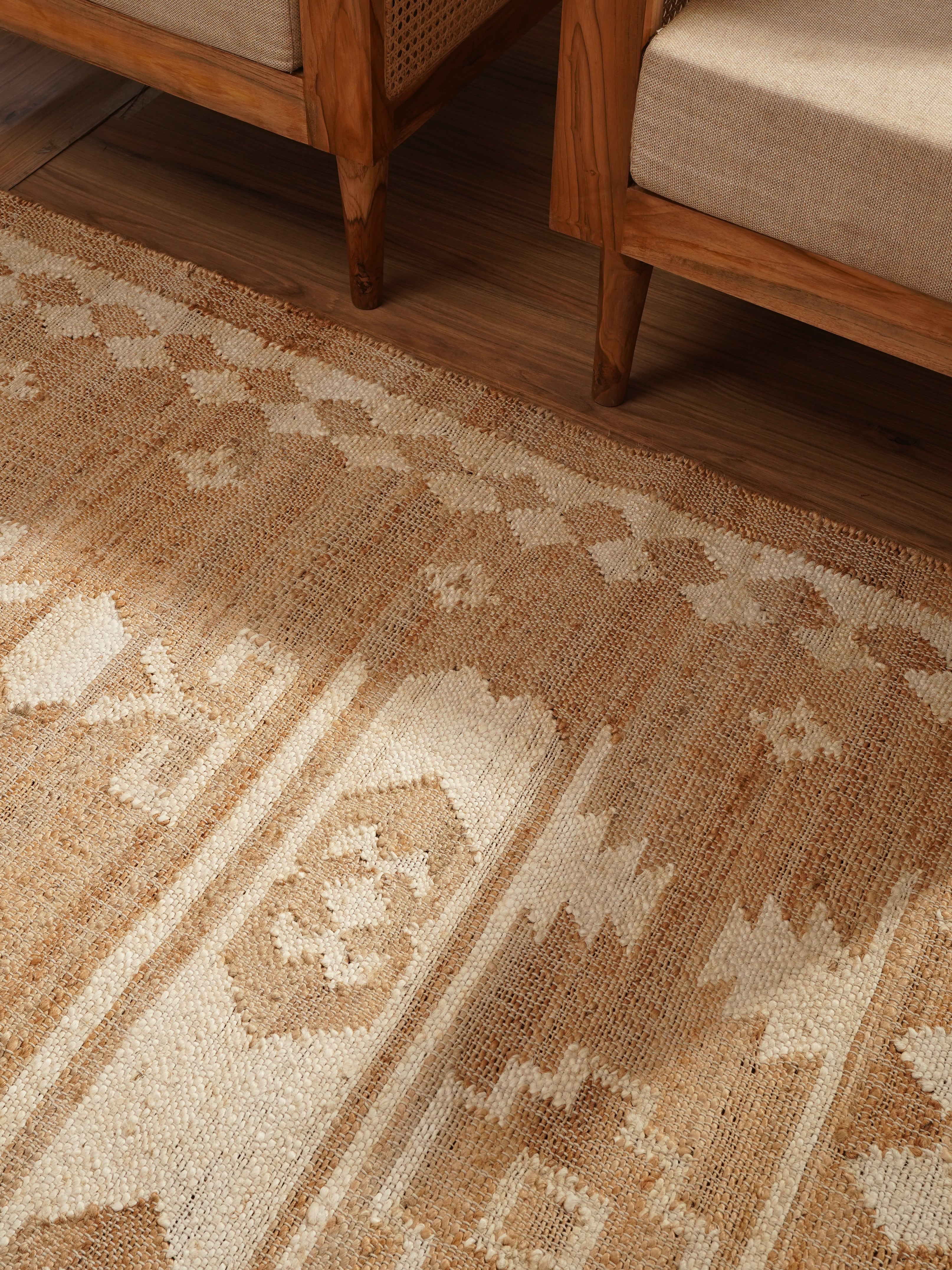 Premium Jute Braided Rug - Natural Handwoven Eco-Friendly Floor Mat for Living Room, Bedroom & Entryway - Soft & Durable Home Decor for Boho, Farmhouse & Coastal Style