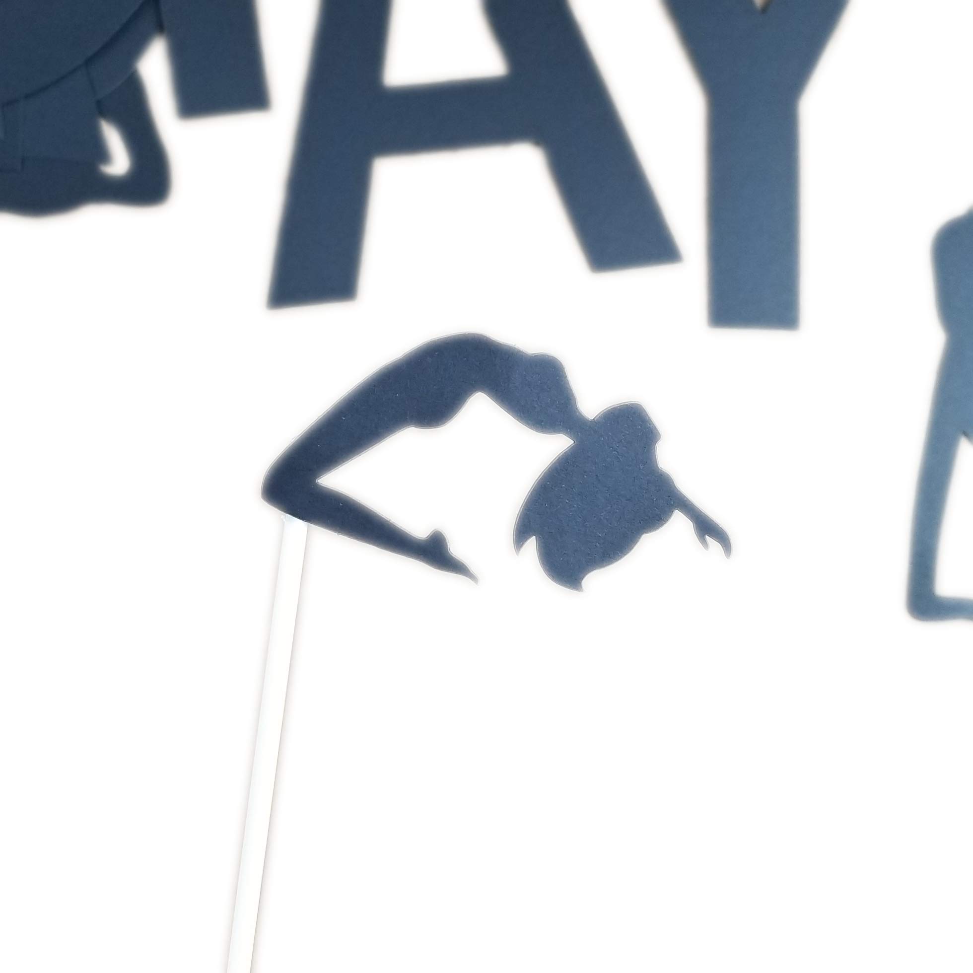 Yoga Birthday Party Decorations Kit - Yoga Banner, Cupcake Toppers & Silhouette Cutouts for Kids Yoga Class, Baby Shower & 1st Birthday Celebrations - Perfect for Yoga-Themed Parties, Training Events & Yoga Day Decor