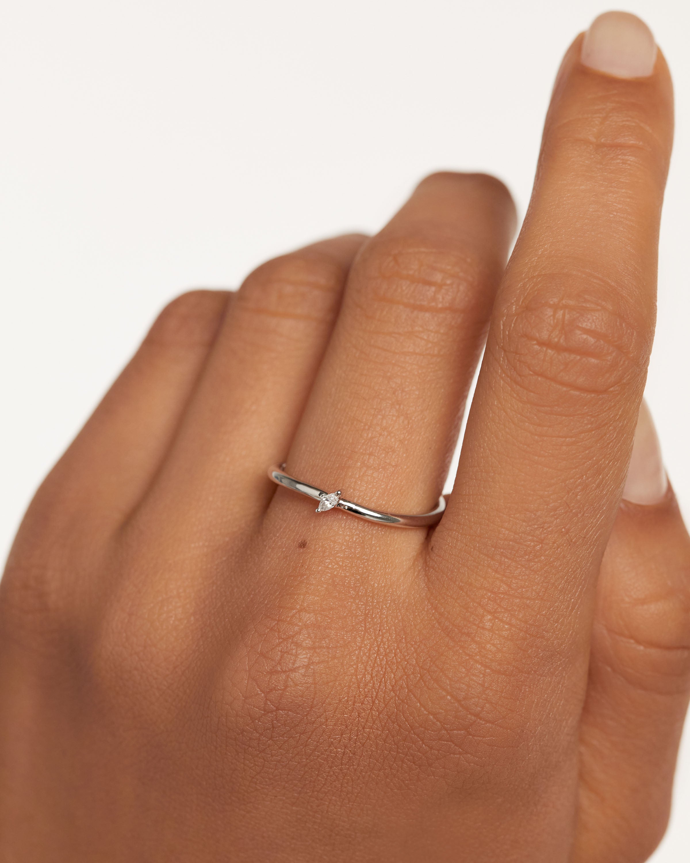 Elegant Sterling Silver Leaf Ring for Women - Nature-Inspired Jewelry for Everyday Wear & Special Occasions