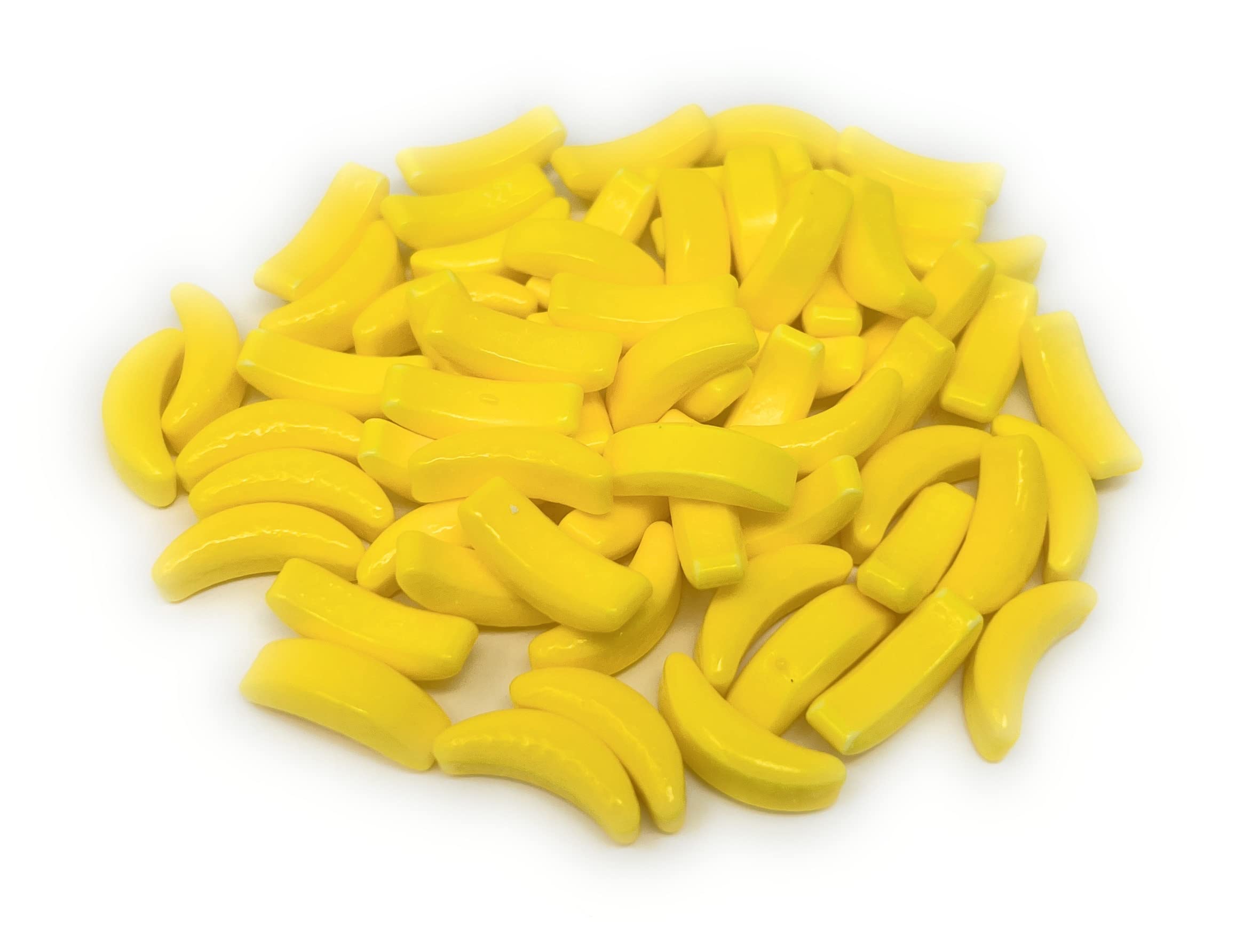 Yankee Traders Banana Flavored Candy - 2 Pound Bulk Bag | Sweet Tropical Treat for Parties, Halloween & Office Snacks