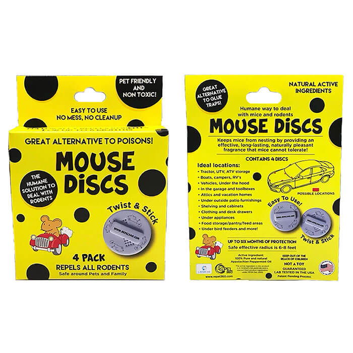 Wireless Mouse Pads, 4 Pack Non-Slip Mouse Discs for Laptop & Desktop - Perfect for Office, Gaming & Home Use
