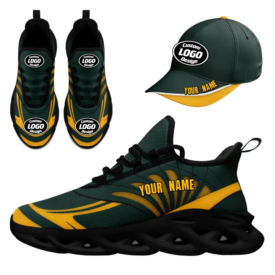 Custom Maxsoul Sneakers & Hat Combo Set - Personalized Athletic Shoes & Apparel for Brand Promotion, Gifts, Fan Festivals & Events - Perfect for Sports Enthusiasts, Streetwear Fashion & Corporate Giveaways