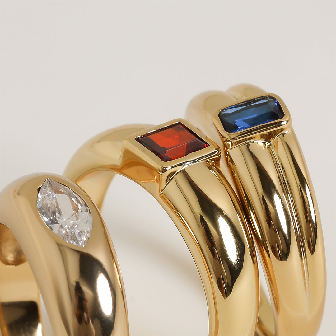 Royal Engagement Ring for Women - 14K Gold Diamond Wedding Band - Perfect for Proposals, Anniversaries & Special Occasions