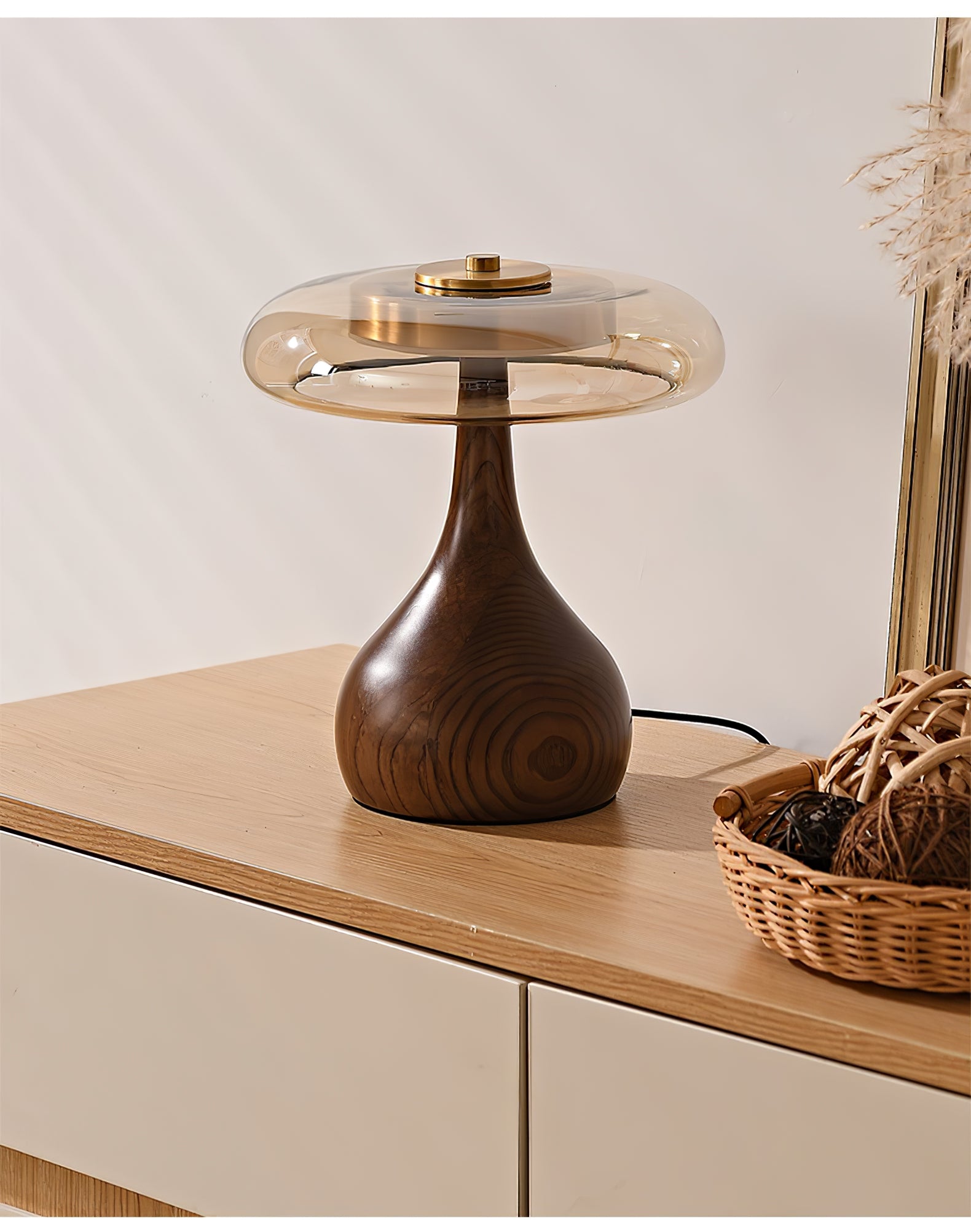 Modern Sienna Table Lamp - Adjustable Brightness LED Desk Light for Bedroom, Living Room & Office - Perfect for Reading, Working & Relaxing