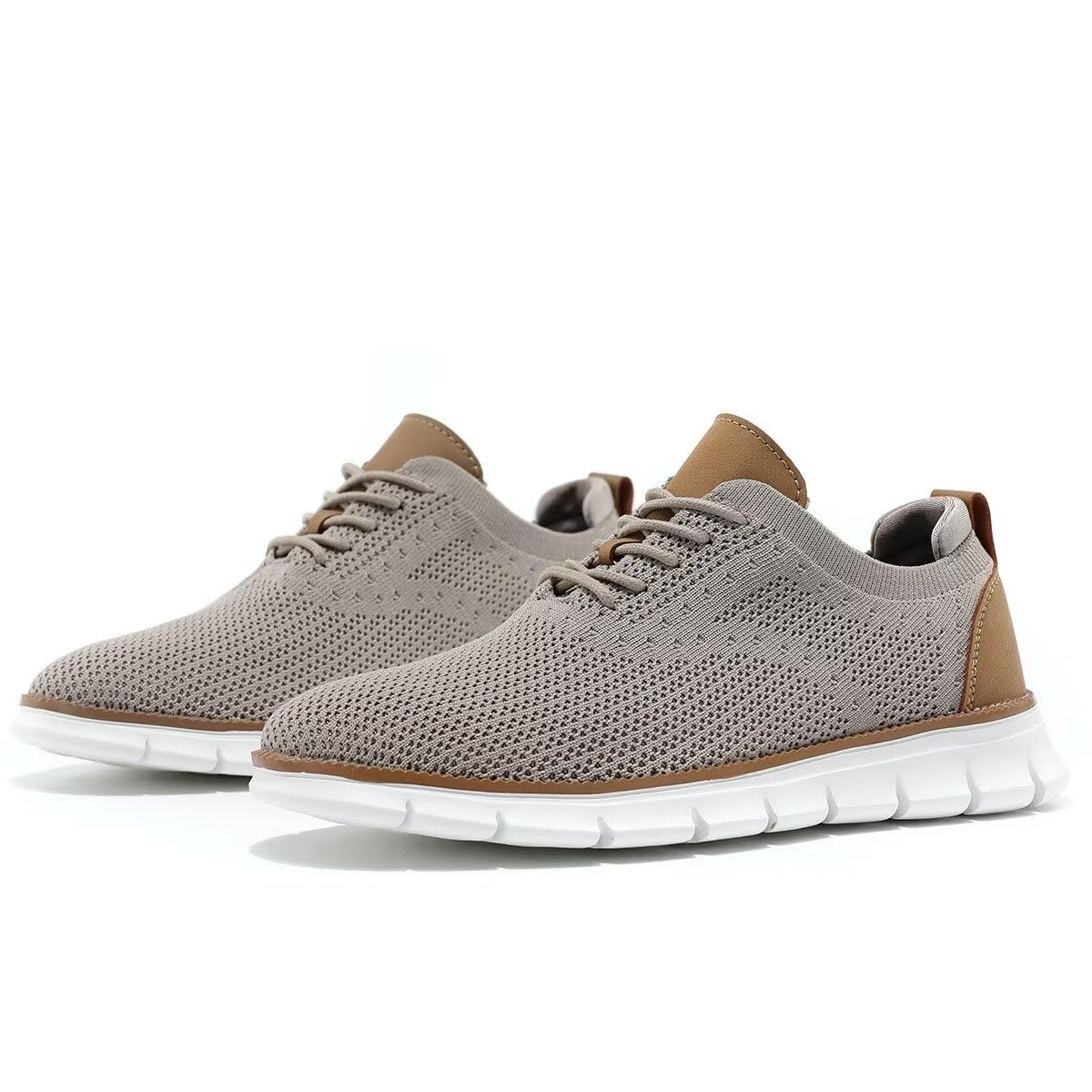 Men's Lightweight Oxford Lace-Up Dress Shoes - Comfortable Casual Walking Shoes & Fashion Sneakers for Office, Travel, and Everyday Wear