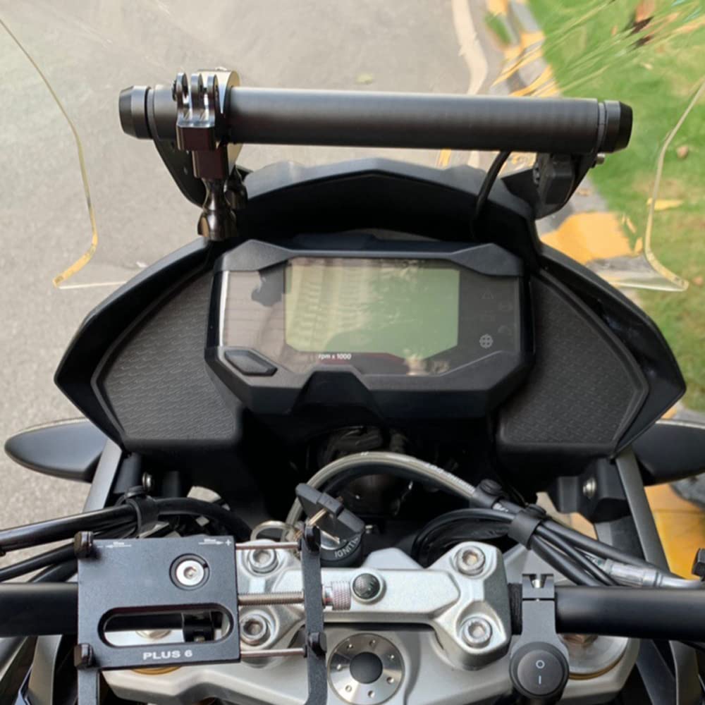Motorcycle GPS Phone Mount Bracket for BMW G310GS G 310 GS (2017-2022) - Windshield Navigation Holder for Smartphones, Waterproof & Vibration Proof - Perfect for Adventure Riding, Commuting & Road Trips