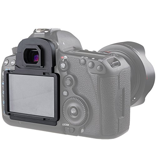 Canon 5D Mark III IV Screen Protector - Shatterproof Clip-On Frame, No Adhesive Anti-Scratch Cover for DSLR Camera (Easy Snap Installation, Bubble-Free) - Perfect for Outdoor Photography & Travel Protection