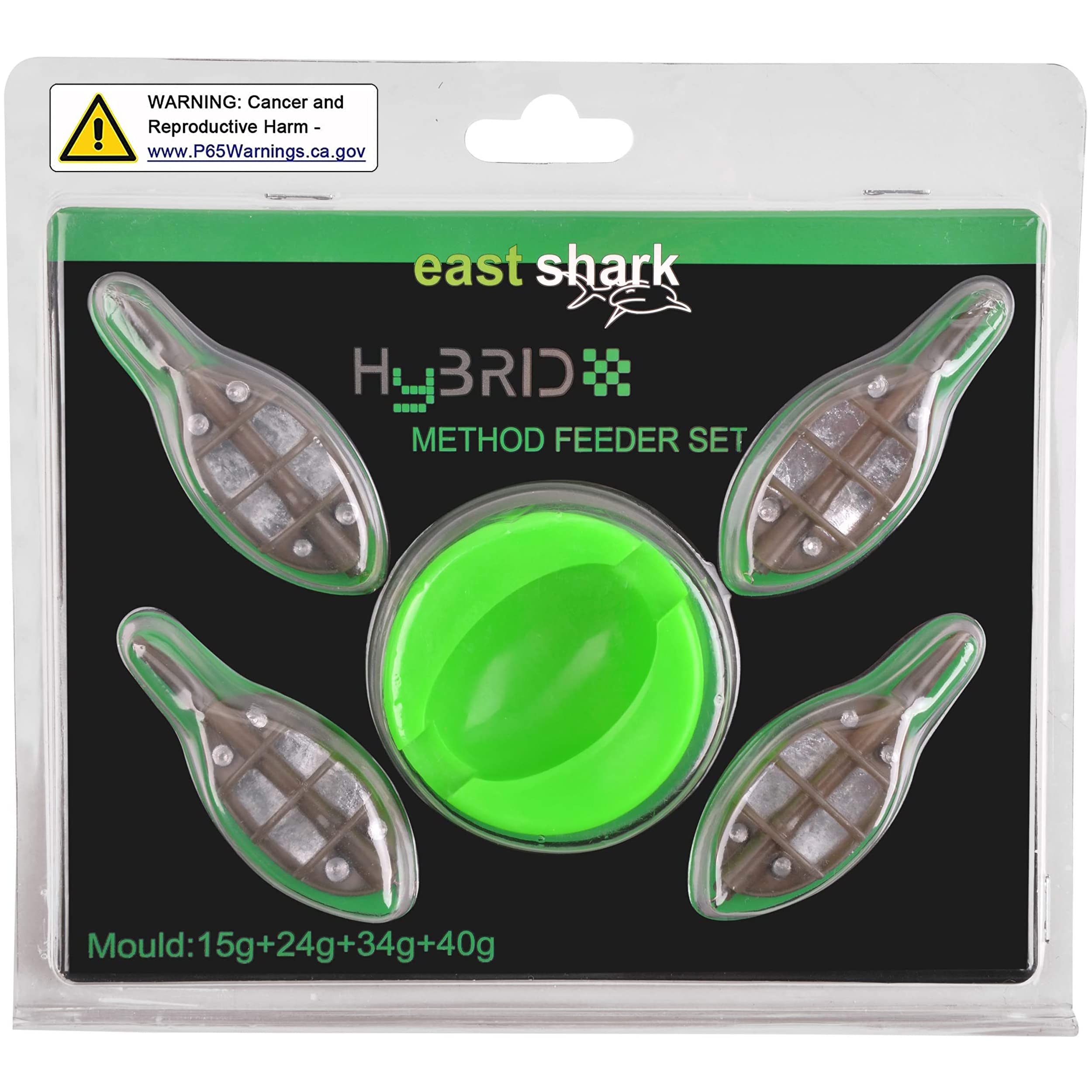 **Inline Method Feeders Set for Carp Fishing - 4 Pack with Quick Release Bait Holder | Perfect for Freshwater Fishing, Lake & River Angling**