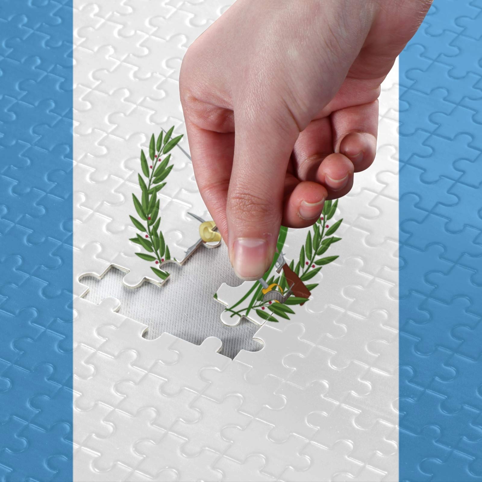 1000-Piece Guatemala Flag Jigsaw Puzzle for Adults & Kids - Educational DIY Toy with Storage Bag | Home Decor, Family Game Night, Classroom Activity, Gift Idea