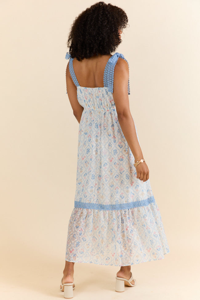 Floral Maxi Dress for Women - Elegant Multi Block Print Long Dress - Perfect for Summer, Beach, and Casual Outings