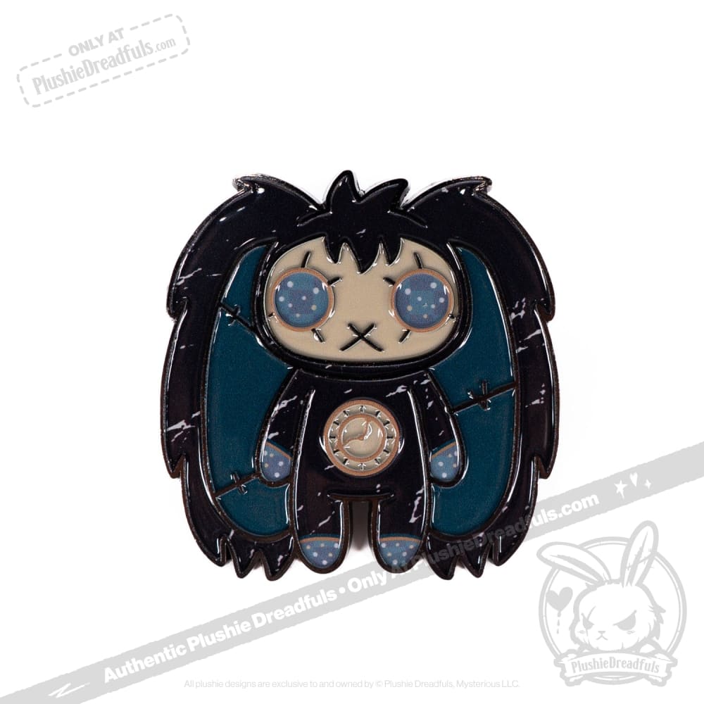 Plushie Dreadfuls 2-Inch Enamel Pin - Cute Kawaii Collectible for Backpacks, Jackets & Accessories