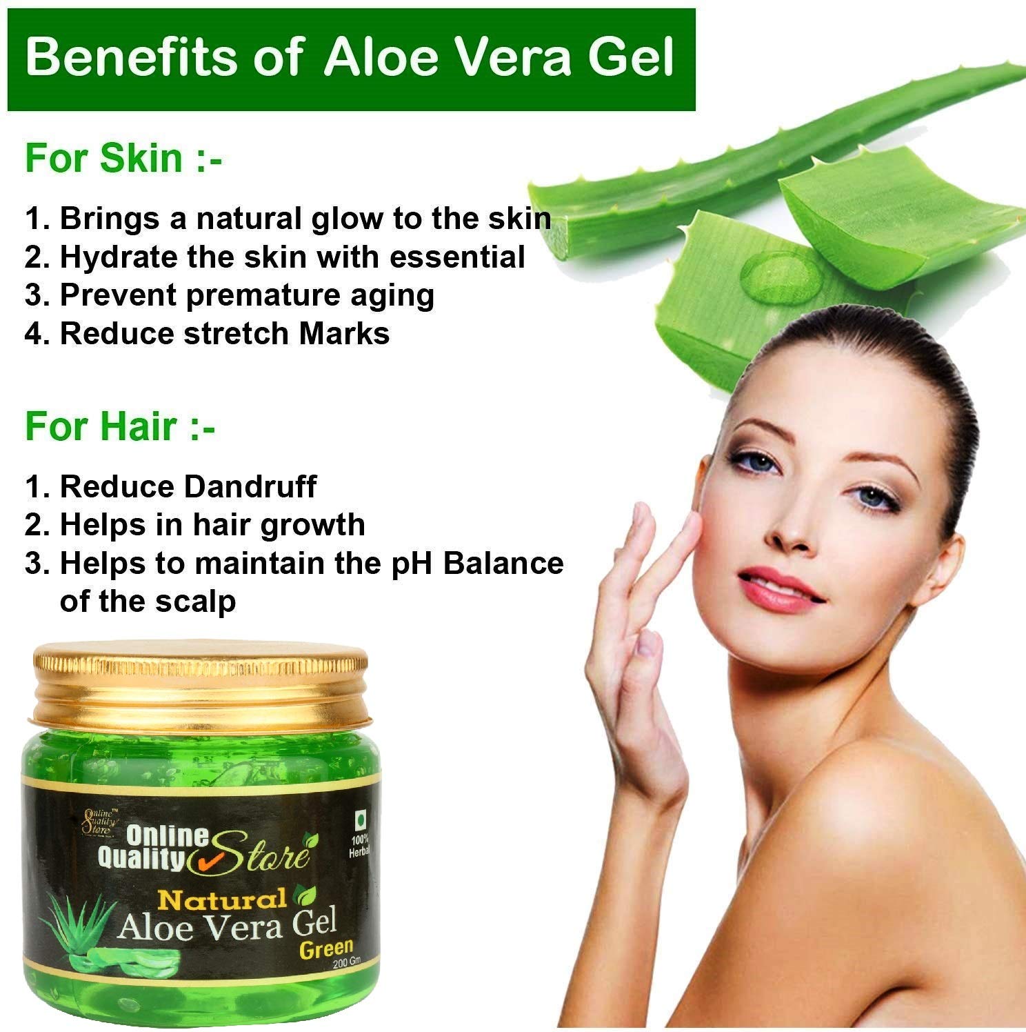 Organic Aloe Vera Gel for Face & Activated Charcoal Powder for Skin - 200ml + 100g Set | Natural Skincare for Acne, Blackheads & Hydration | Perfect for Daily Cleansing, Detox & Moisturizing Routine