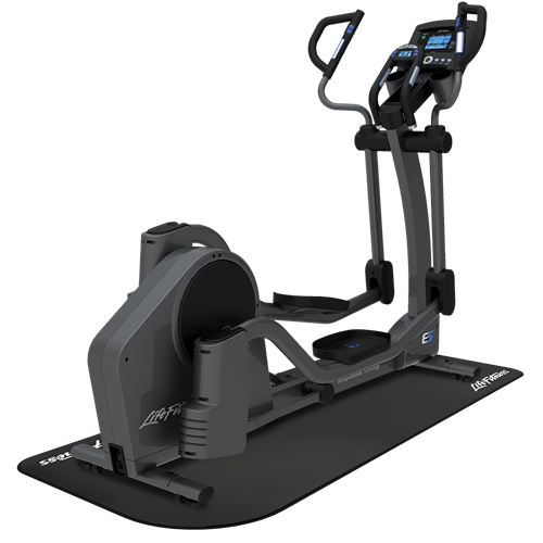 Life Fitness Premium Equipment Mat - Non-Slip, Durable Gym Floor Protection for Treadmills, Ellipticals & Exercise Machines - Perfect for Home Gyms & Commercial Fitness Centers