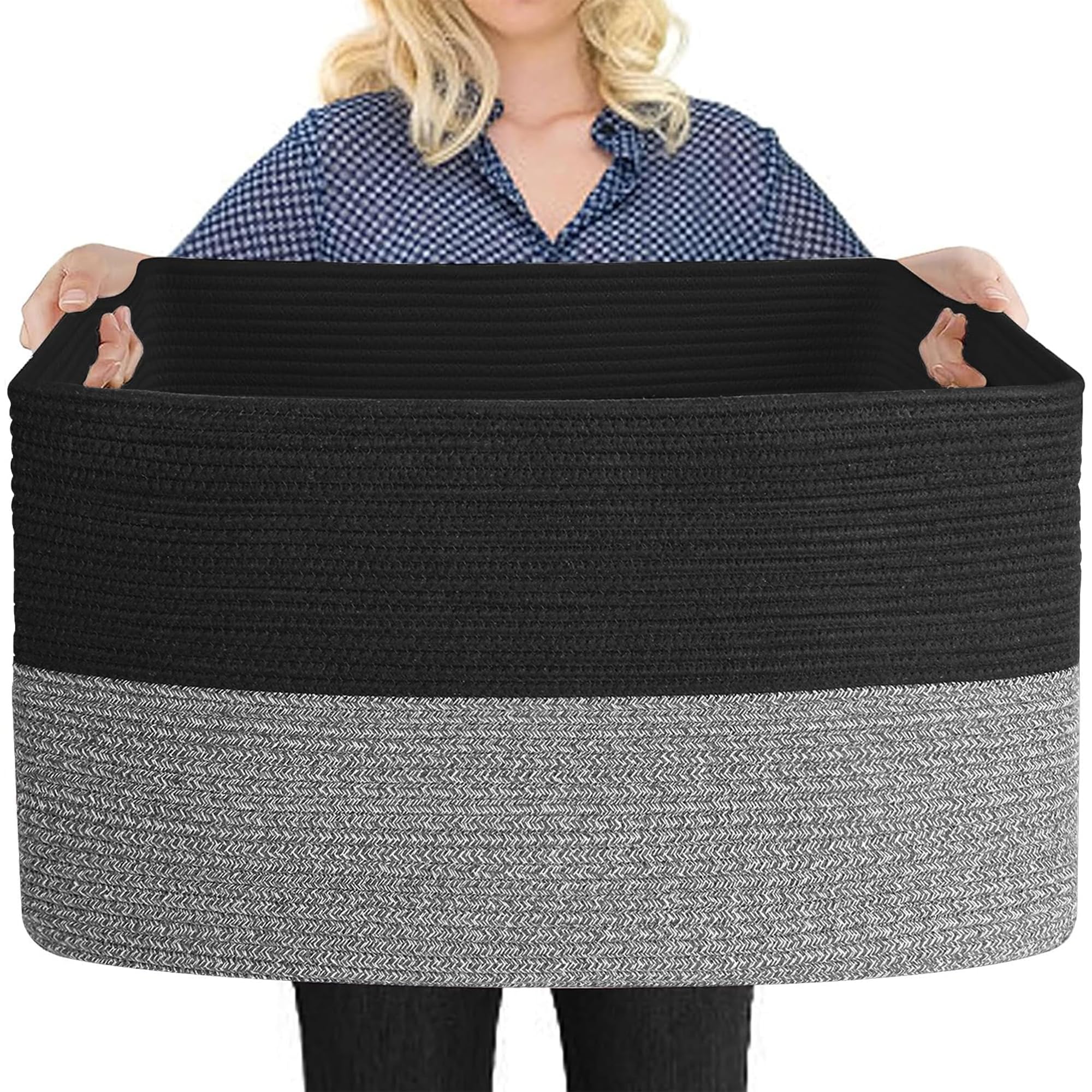 Large Woven Storage Basket 24