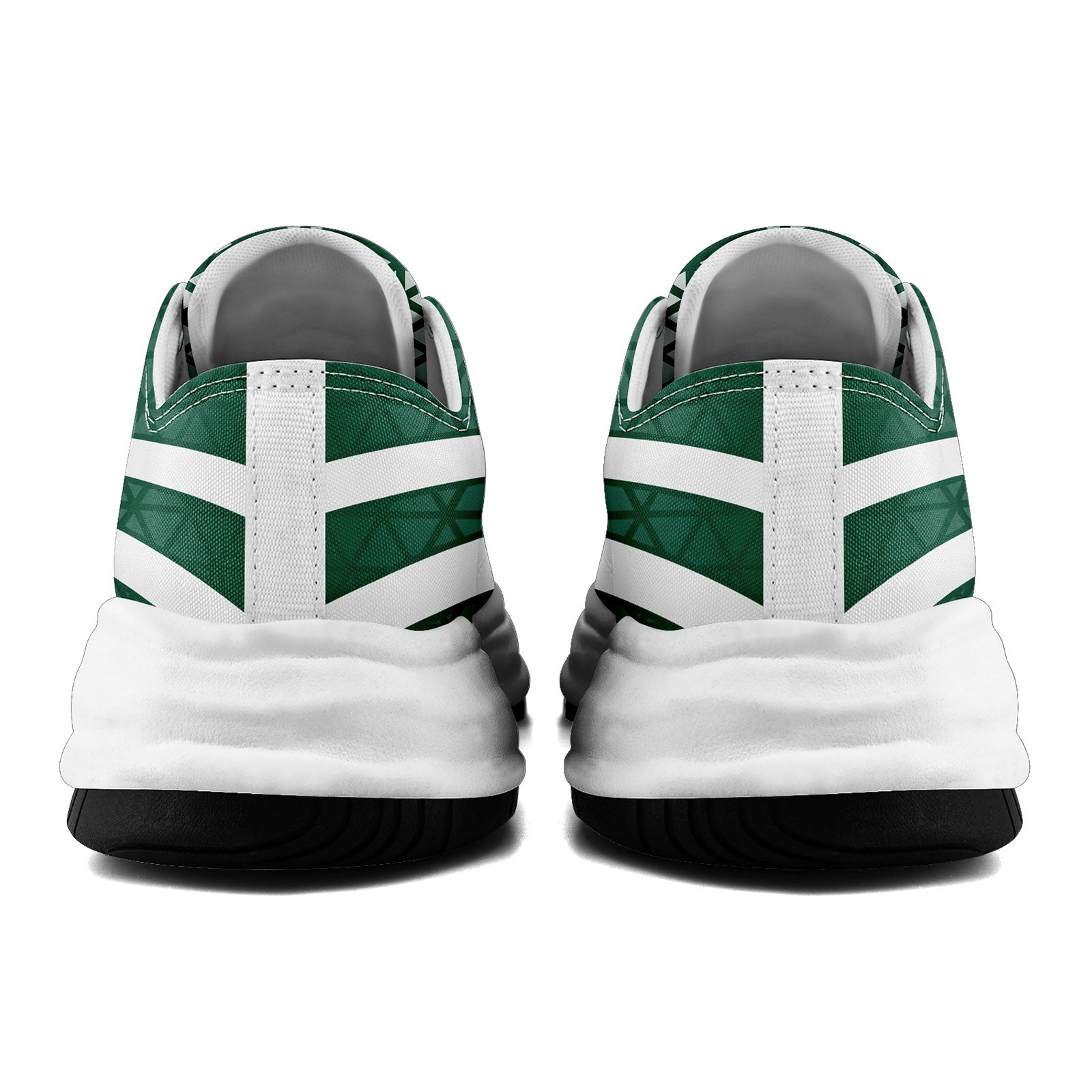 Custom Green & White New York Football Jersey with Matching Sports Shoes - Personalized Combo Set for Fans & Players | Game Day Outfit & Training Gear | D023031-28