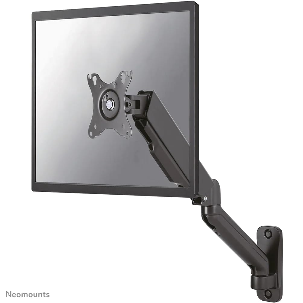 NeoMounts WL70-450BL11 Universal Monitor Wall Mount Bracket for 17-32 Inch Screens - Heavy Duty VESA Compatible LCD TV Mount for Home Office, Gaming & Conference Room Setup
