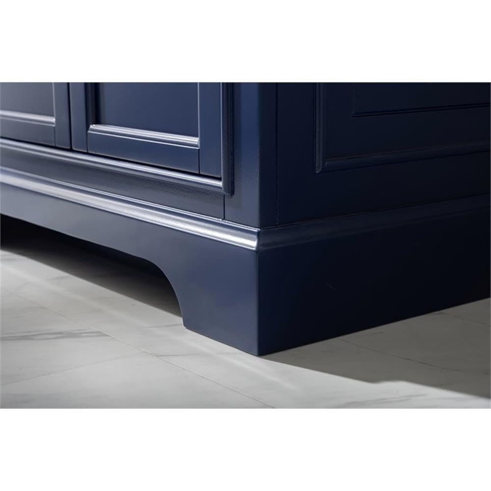 Modern Blue Bathroom Vanity 30 Inch - Design Element ML-30-BLU with Soft-Close Doors & Drawers - Perfect for Small Bathrooms, Powder Rooms & Coastal Home Decor