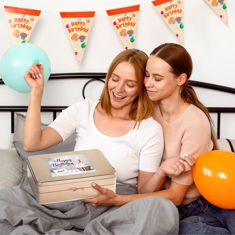 Gourmet Birthday Food Gift Baskets for Women, Men, Teens - Deluxe Snack Gift Box for Family, Friends & Relatives | Perfect for Celebrations, Office Gifts & Holiday Presents by Dulcet Gift Baskets
