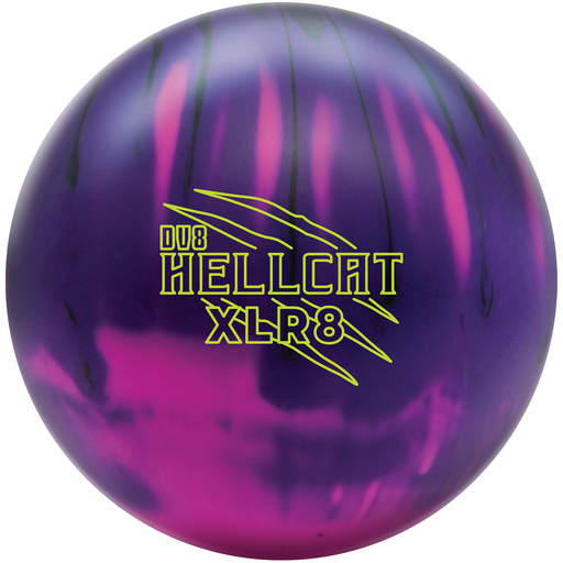 DV8 Hellcat XLR8 High Performance Bowling Ball - Perfect for Competitive Play & League Tournaments | Hook Potential & Aggressive Backend Motion