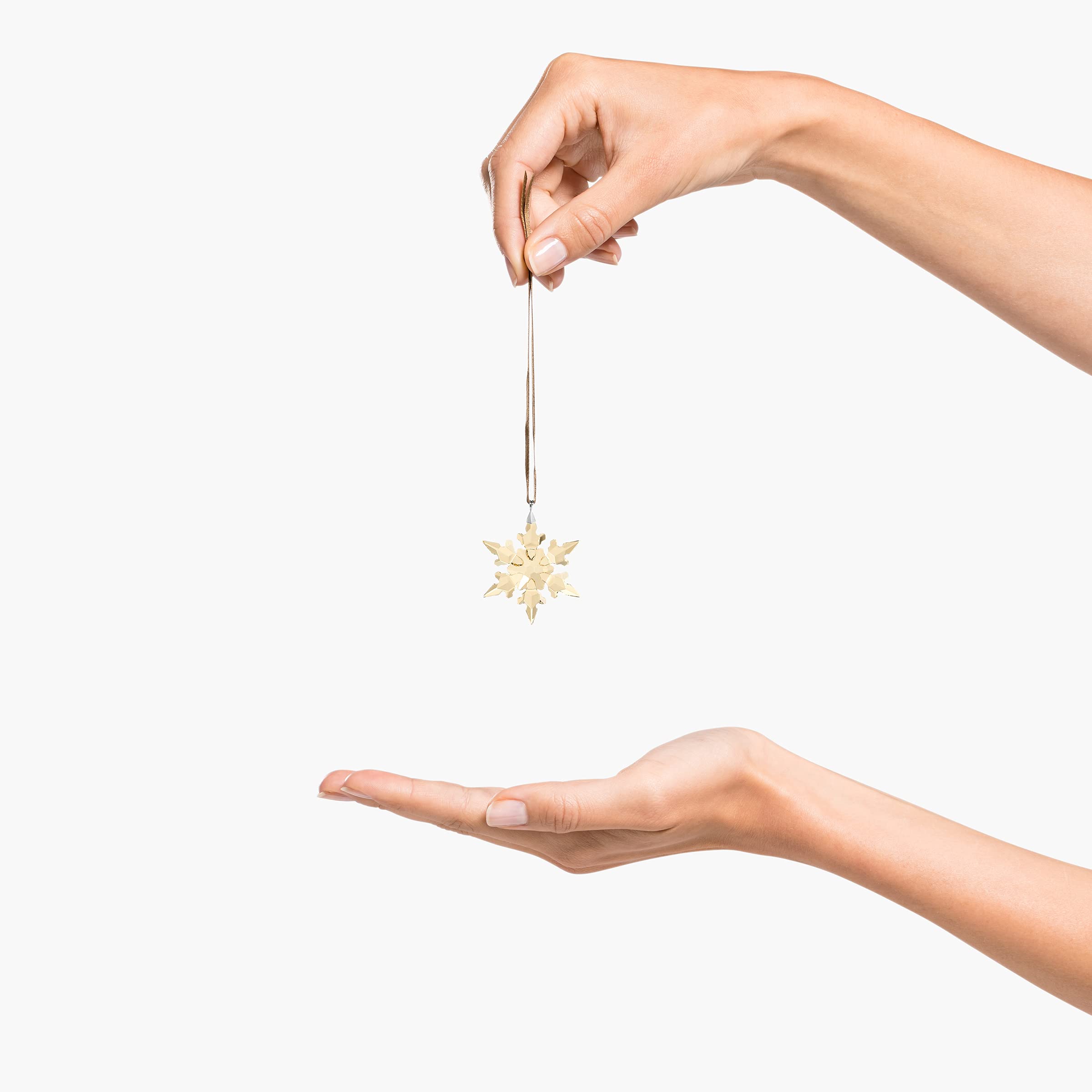Swarovski Festive Small Crystal Ornament 5489198 - Elegant Holiday Tree Decoration for Christmas, Home & Party Decor