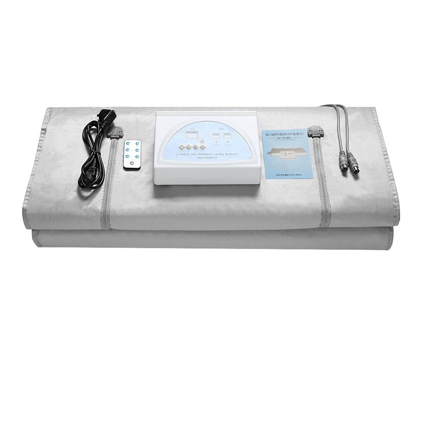 2 Zone Heating Sauna Blanket with Remote Control - Electric Body Wrap for Weight Loss, Detox Therapy & Relaxation - Perfect for Home Spa, Post-Workout Recovery & Wellness Routine