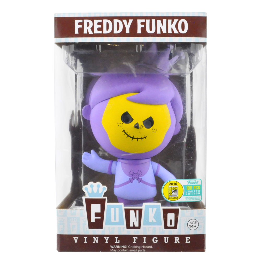 Exclusive 2016 SDCC Vinyl Retro Freddy Funko Skeletor – Limited Edition of 100 Pieces – Perfect for Collectors and Pop Culture Enthusiasts