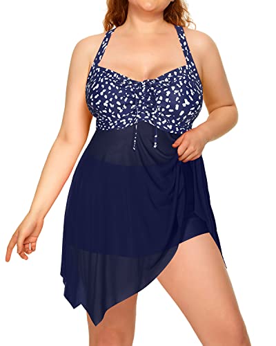 Dot and Navy Blue